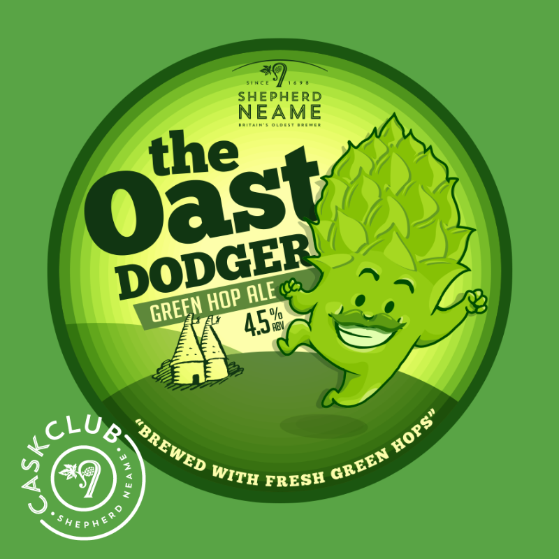 Oast Dodger joins the Shepherd Neame Cask Club Beer